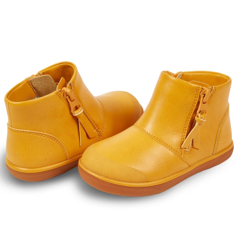 Livie & Luca Girls Rook Waterproof Rain Butterscotch Ankle Boots Size 13 NEW